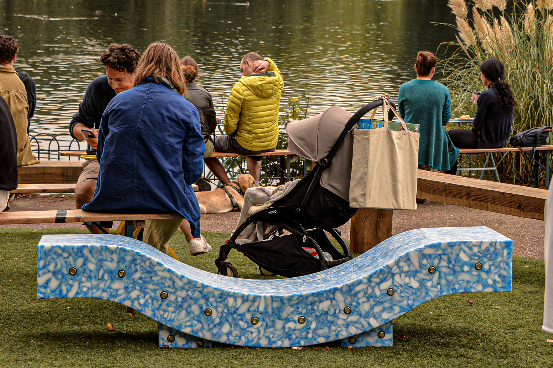 LFA Bench by 10.f Collective in Victoria Park Pavilion 