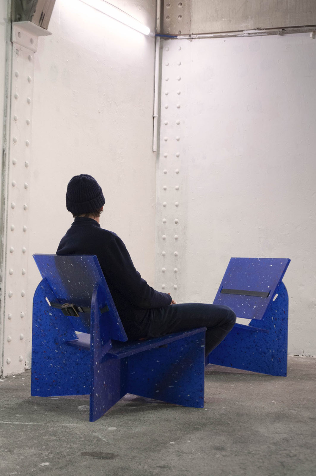 Ocean chair construction in 20mm. ACAD x Smile Plastics
